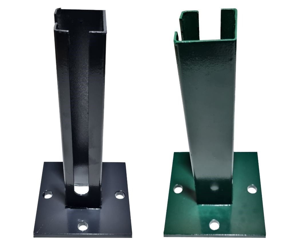 Fußplatte Eko-Plus 150x150mm für Pfosten 60x60mm (Selbstmontage)
