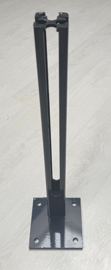 Standfuß-Bodenplatte für Torpfosten 60x60mm