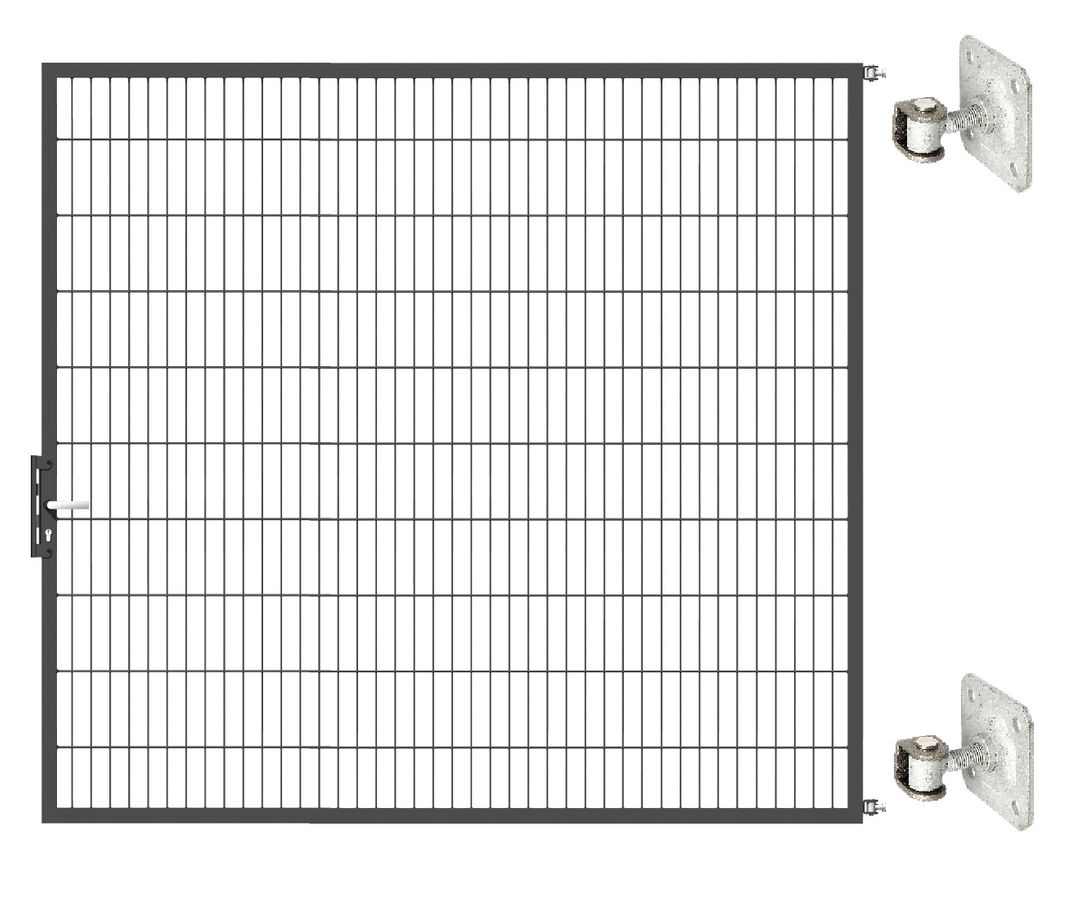 Gartentor Optima 656 zur Mauermontage (ohne Pfosten) - Höhe 200cm, Breite 225cm