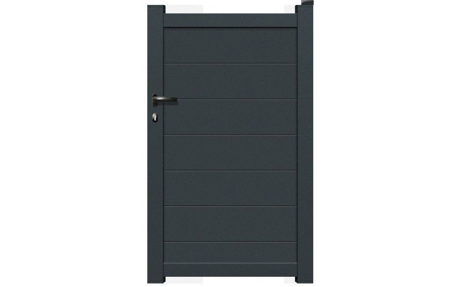 Aluminium Gartentor Porto - Höhe 160cm, Breite 120cm
