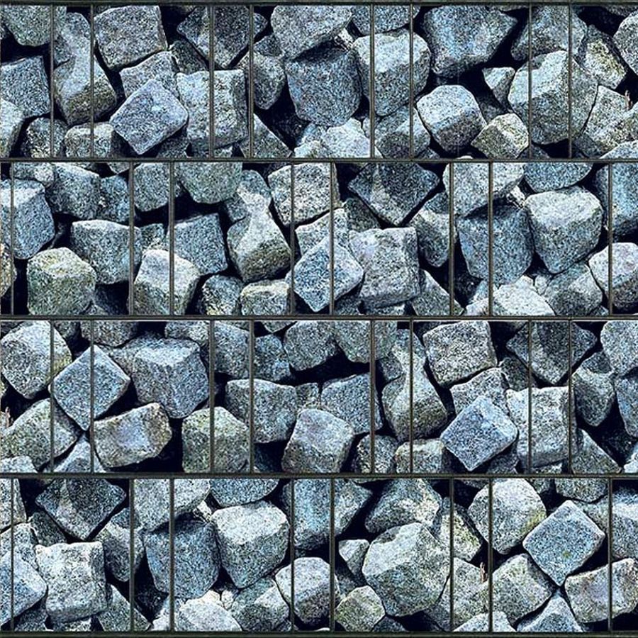 Sichtschutzstreifen Granitwürfel (Rolle)