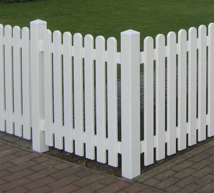 KunststoffZaunelement Neustadt, Höhe 88cm, Breite 180cm
