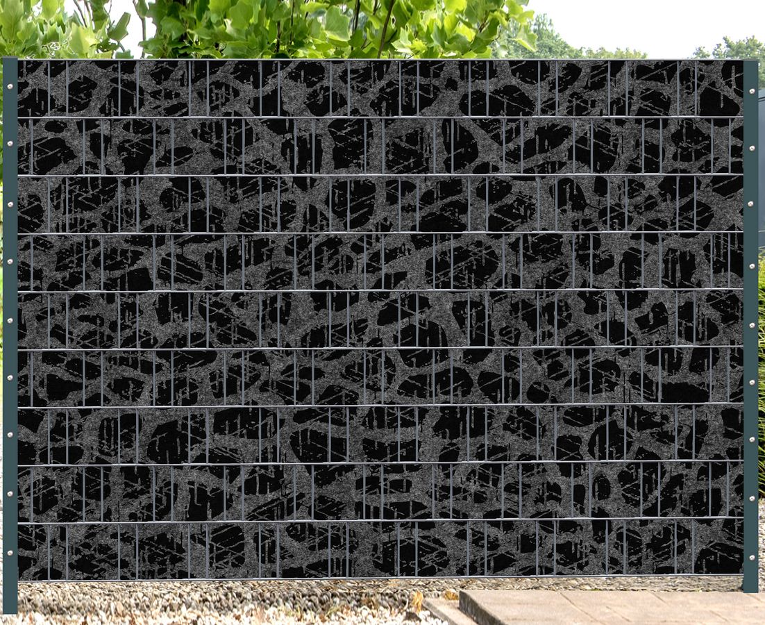 Sichtschutzstreifen Florenz Kroko (Motivrolle) – Bild 1
