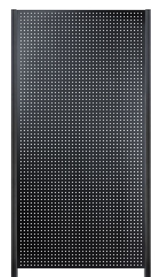 TRIAX Square 8 Alu-Lochblech - Höhe 180cm, Breite 90cm, schwarz