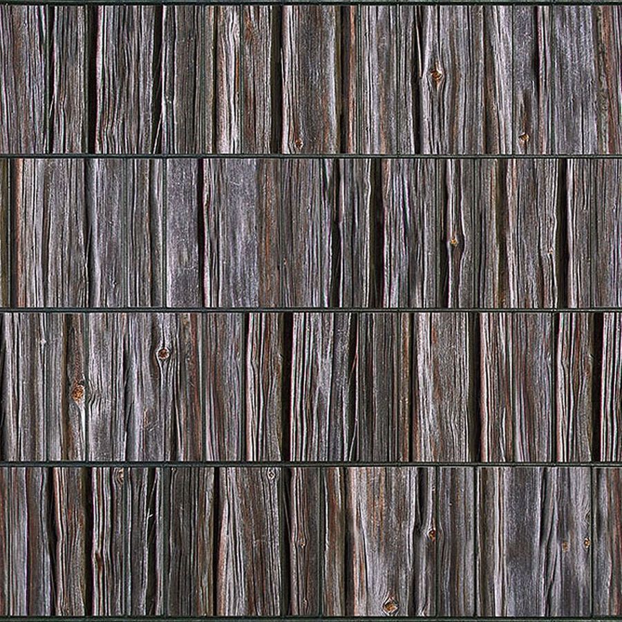 Sichtschutzstreifen Holzbohle (Rolle)