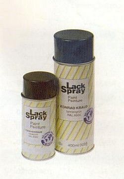 Lackspray, verschiedene Farben