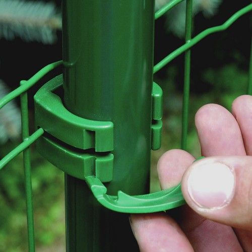 FixClip Pro® GartenzaunSet ohne Betonieren, Längen 10 200 Meter