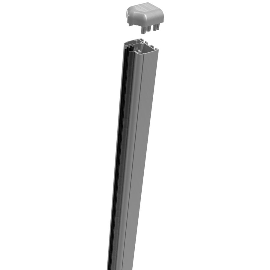 Klemmschiene für Sichtschutz-Zaunsysteme Höhe 180cm
