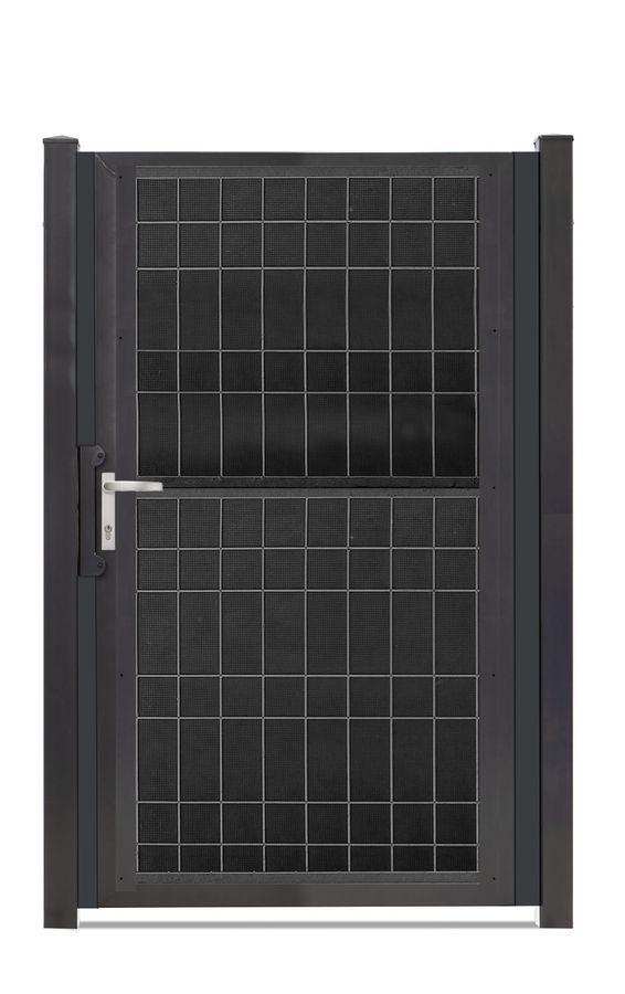 Schallschutztor D-Light 18dB, Höhen 180 u. 200cm, Breite 107cm, Farbe anthrazitgrau