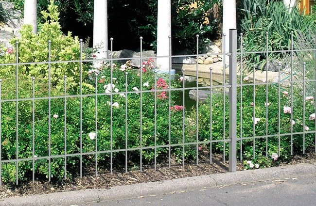 2 Meter Zaunverlängerung für Schmuckzaun Madrid, Höhe 100cm