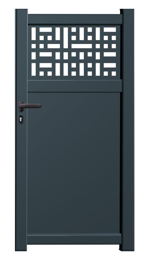 Aluminium Gartentor Matrix - Höhe 200cm, Breite 150cm