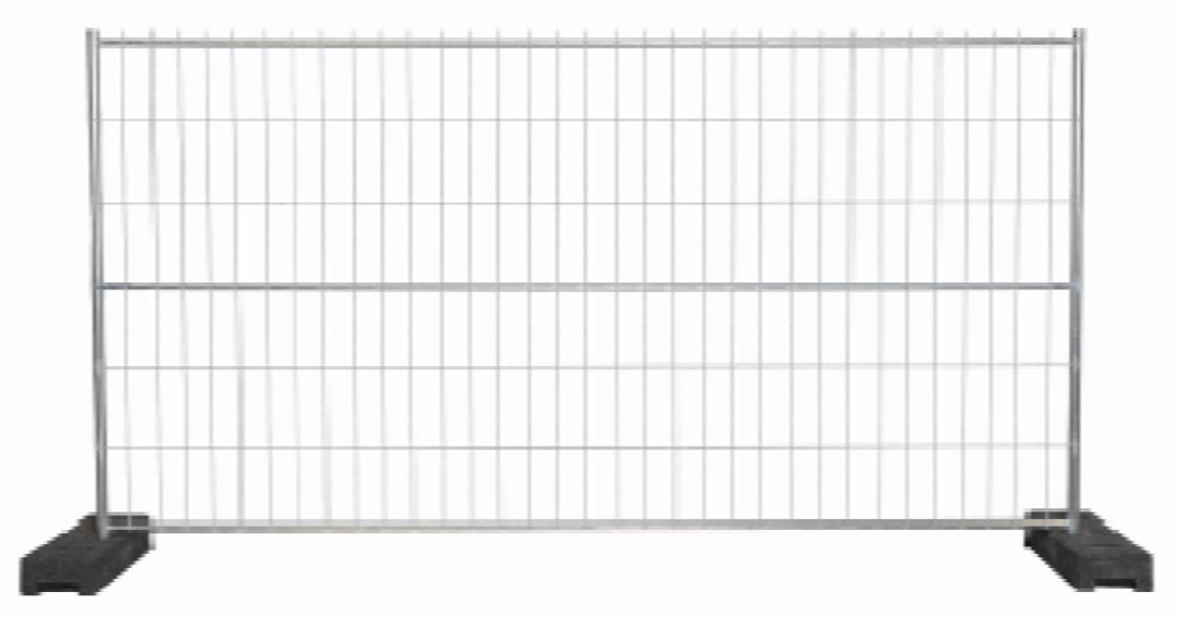 Mobiler Bauzaun Profi MAXI - Breite 3,50 / Höhe 2,45(!) m - Maschung 50x300mm - Gewicht 27,00 kg