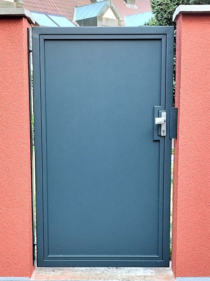 Sichtschutz Gartentor Menton Opak - Höhe 180, Breite 100cm