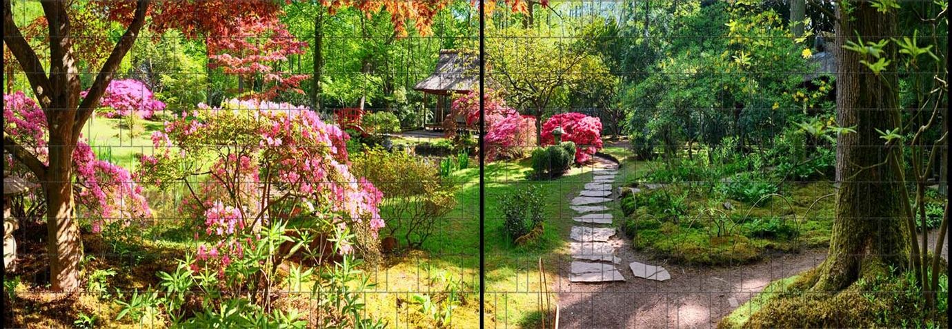 Sichtschutzstreifen Natur (5 Meter Panorama)