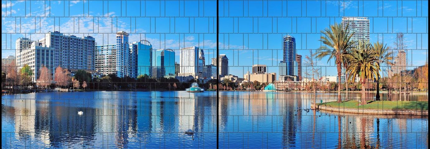 Sichtschutzstreifen Orlando (5 Meter Panorama)