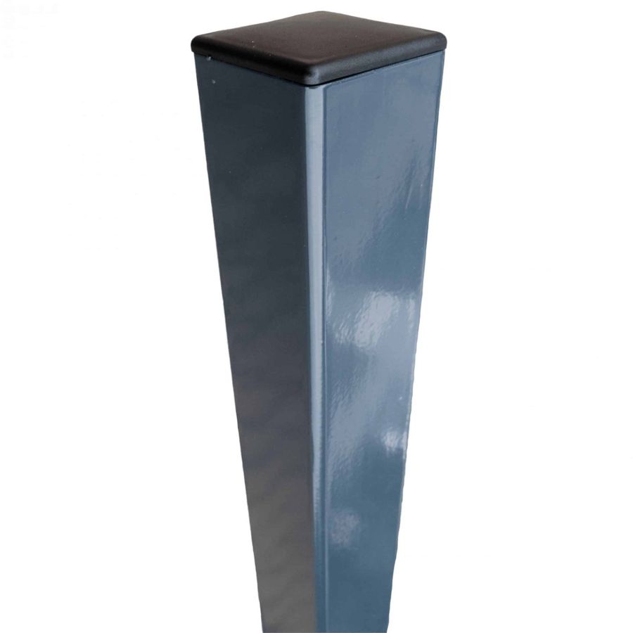 Zusatz-Zaunpfosten 60x60mm für Schallschutz-Elemente zum Einbetonieren