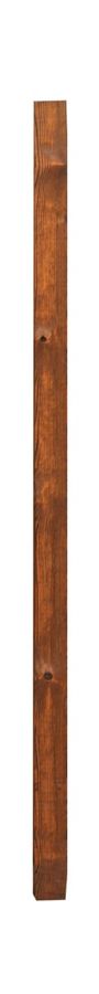 Holz-Sichtschutzpfosten Stockholm, 9x9cm, Länge 200cm, mit Edelstahlkappe, zwei Farben erhältlich