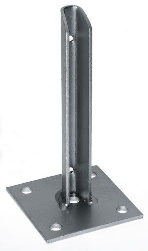 Pfostenfuß 100x100mm für Zaunpfosten 34mm