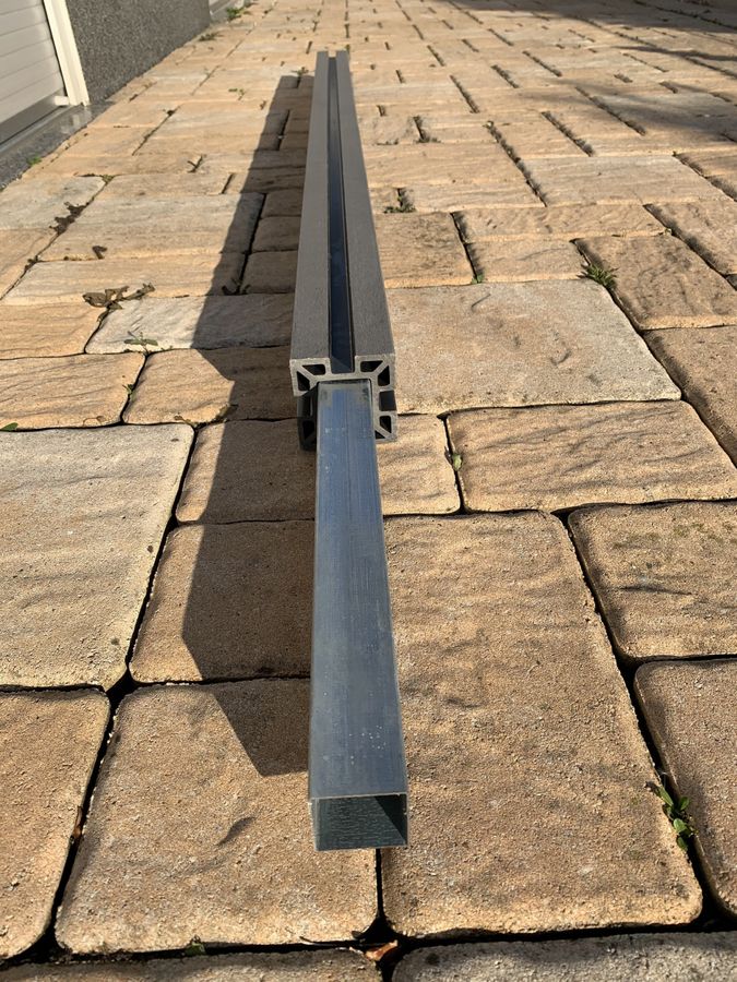 Stahlverstärkung 200cm zum Einbetonieren für BPC-Zaunpfosten