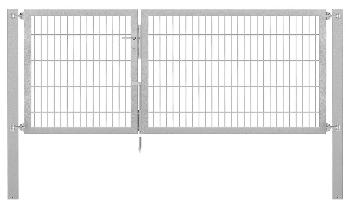 Doppeltor Profi Flexo - Höhe 100cm, Breite 250cm (asymmetrisch geteilt 100+150cm)