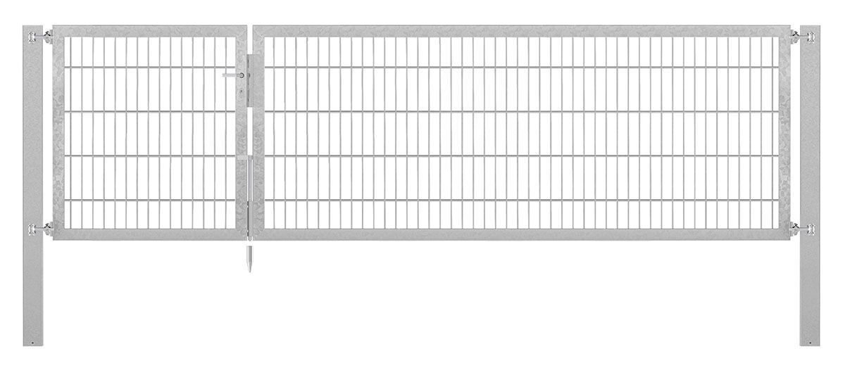 Doppeltor Profi Flexo - Höhe 100cm, Breite 350cm (asymmetrisch geteilt 100+250cm)