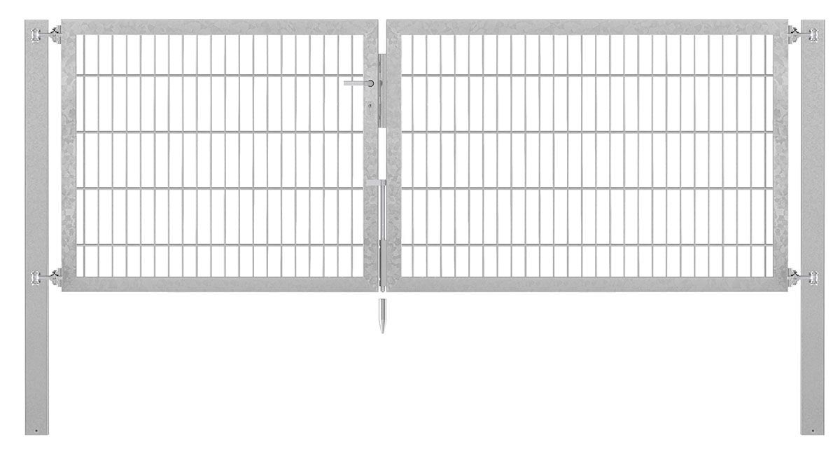 Doppeltor Profi Flexo - Höhe 100cm, Breite 275cm (asymmetrisch geteilt 125+150cm)