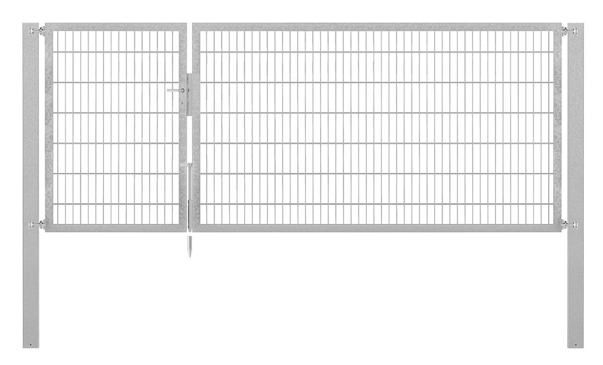 Doppeltor Profi Flexo - Höhe 140cm, Breite 350cm (asymmetrisch geteilt 100+250cm)