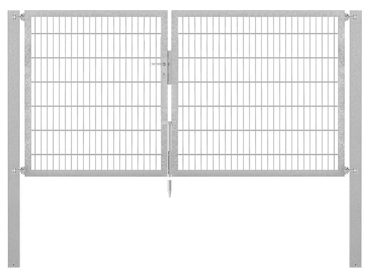 Doppeltor Profi Flexo - Höhe 140cm, Breite 275cm (asymmetrisch geteilt 125+150cm)