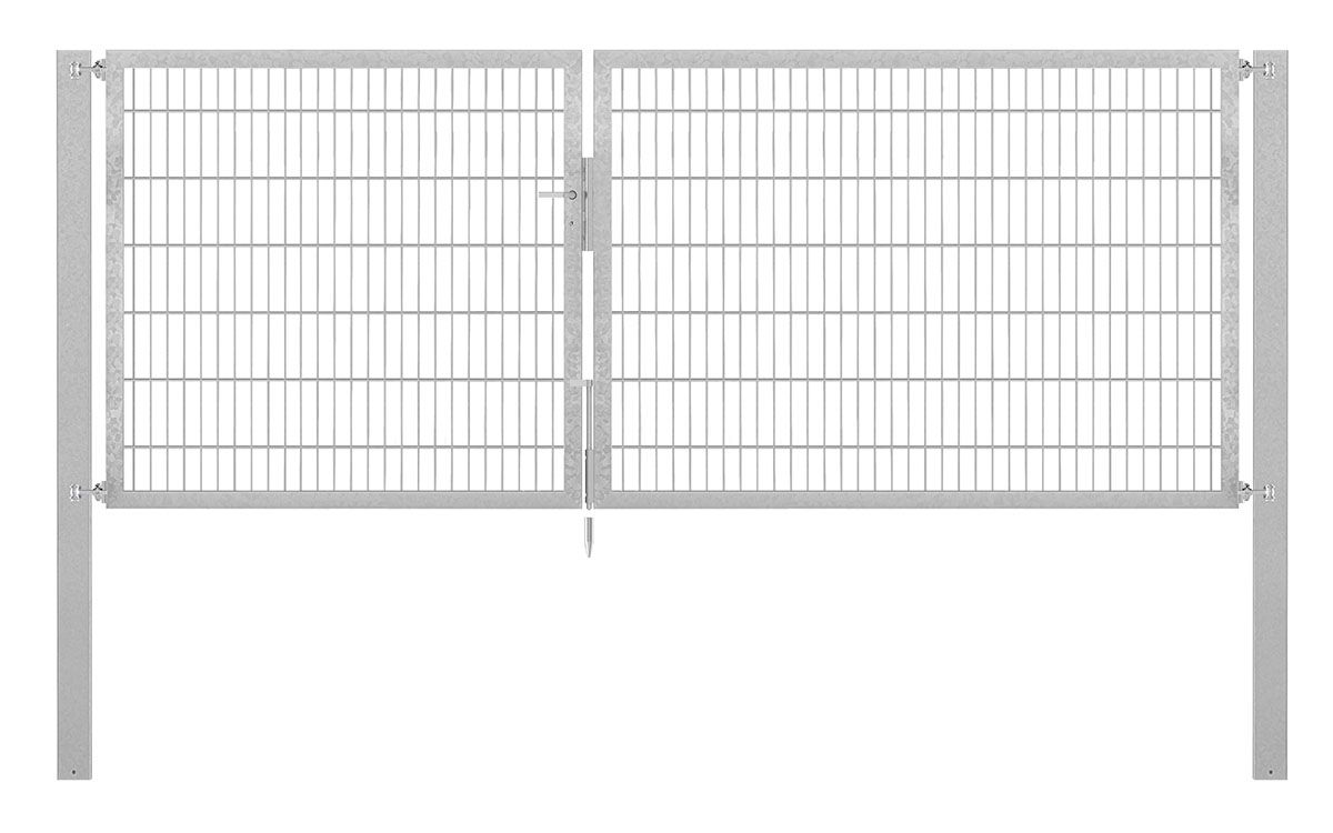 Doppeltor Profi Flexo - Höhe 140cm, Breite 350cm (asymmetrisch geteilt 150+200cm)