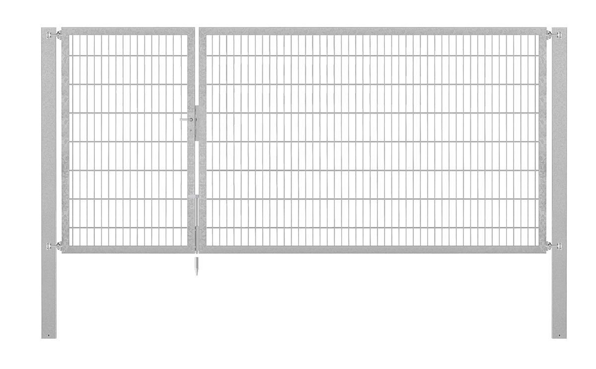 Doppeltor Profi Flexo - Höhe 160cm, Breite 350cm (asymmetrisch geteilt 100+250cm)