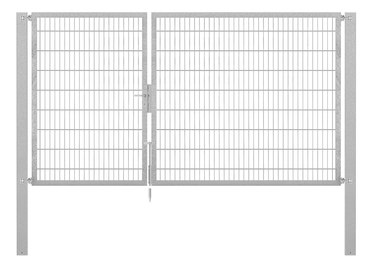 Doppeltor Profi Flexo - Höhe 160cm, Breite 325cm (asymmetrisch geteilt 125+200cm)