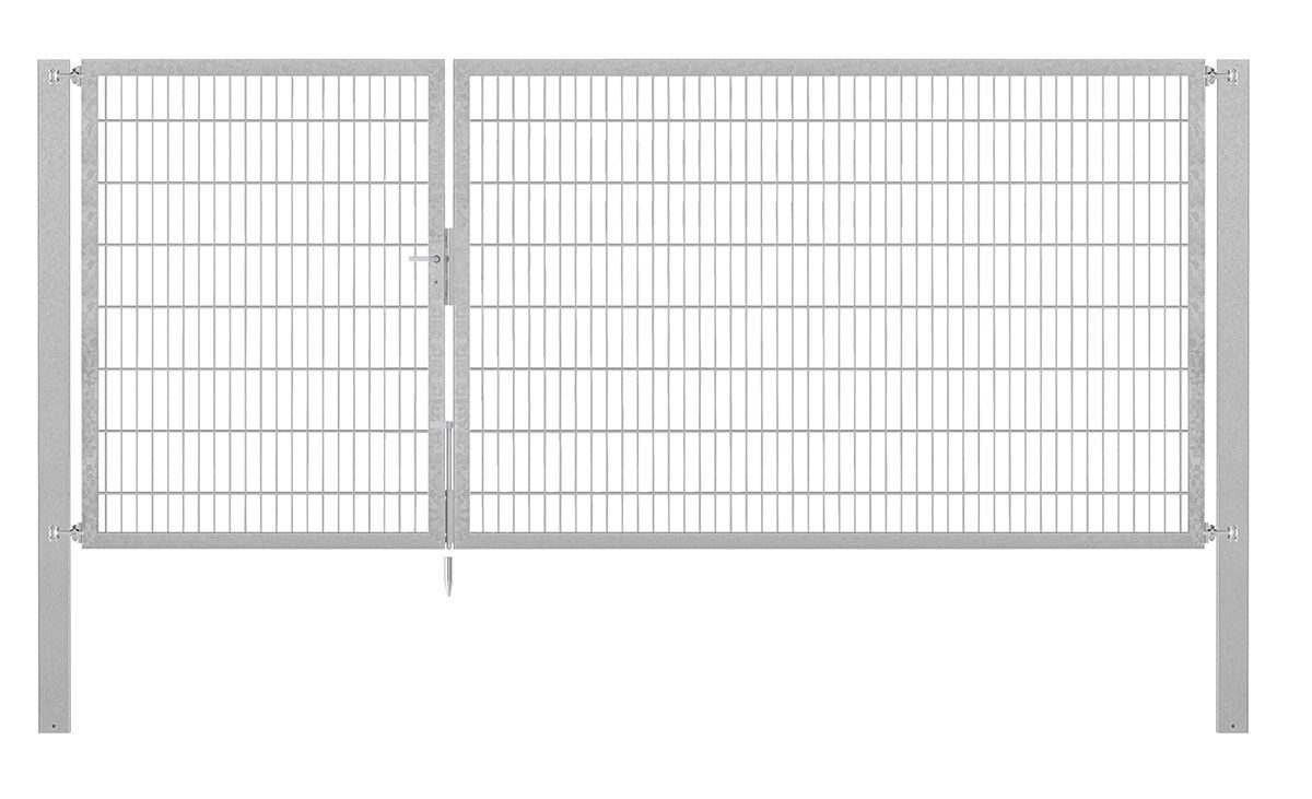 Doppeltor Profi Flexo - Höhe 160cm, Breite 375cm (asymmetrisch geteilt 125+250cm)