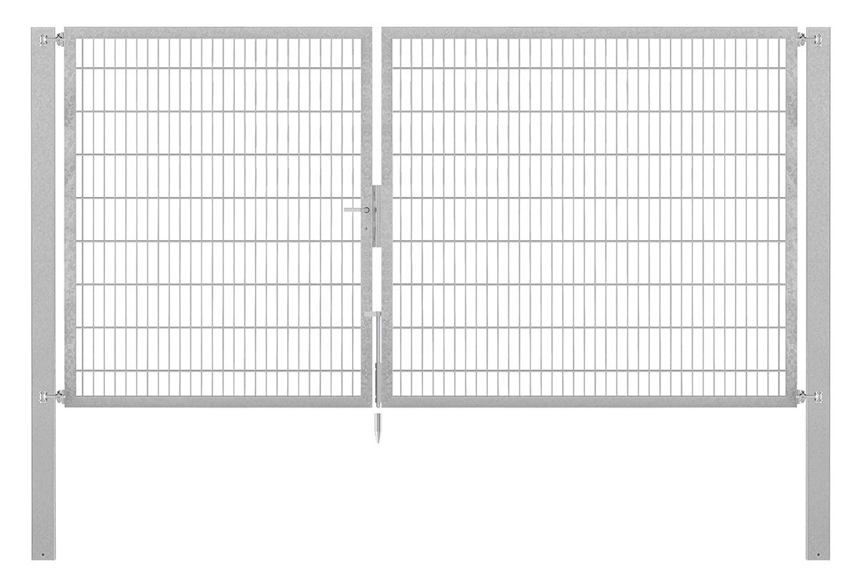 Doppeltor Profi Flexo - Höhe 160cm, Breite 350cm (asymmetrisch geteilt 150+200cm)