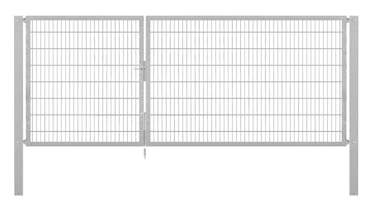 Doppeltor Profi Flexo - Höhe 160cm, Breite 400cm (asymmetrisch geteilt 150+250cm)