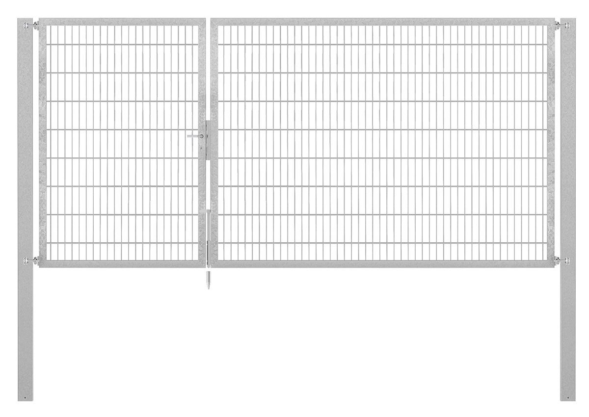 Doppeltor Profi Flexo - Höhe 180cm, Breite 375cm (asymmetrisch geteilt 125+250cm)