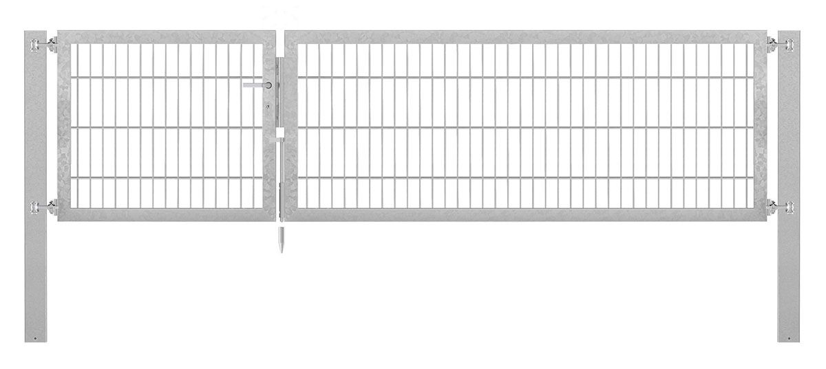 Doppeltor Profi Flexo - Höhe 80cm, Breite 300cm (asymmetrisch geteilt 100+200cm)