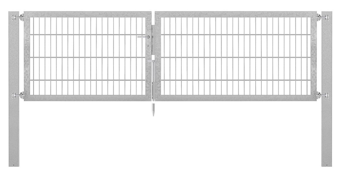 Doppeltor Profi Flexo - Höhe 80cm, Breite 275cm (asymmetrisch geteilt 125+150cm)