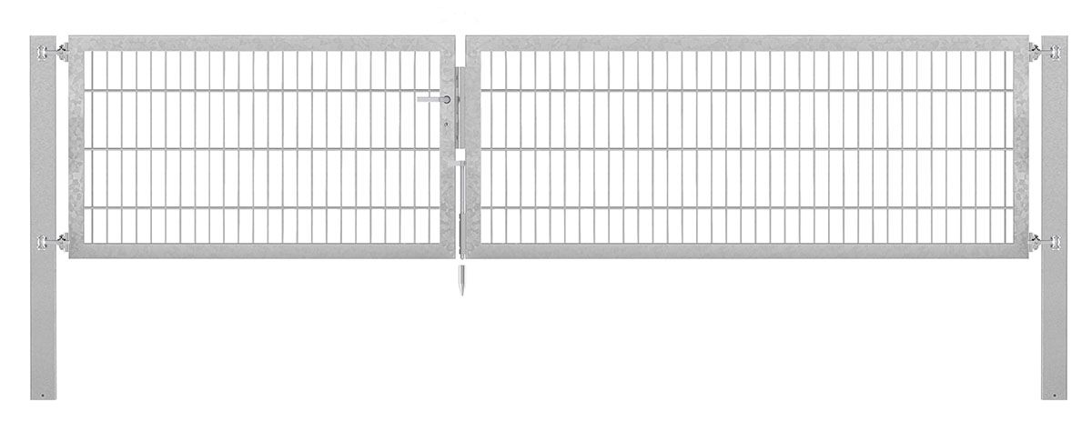 Doppeltor Profi Flexo - Höhe 80cm, Breite 350cm (asymmetrisch geteilt 150+200cm)