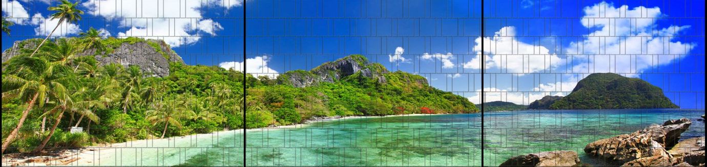 Sichtschutzstreifen Riff (7,5 Meter Panorama)