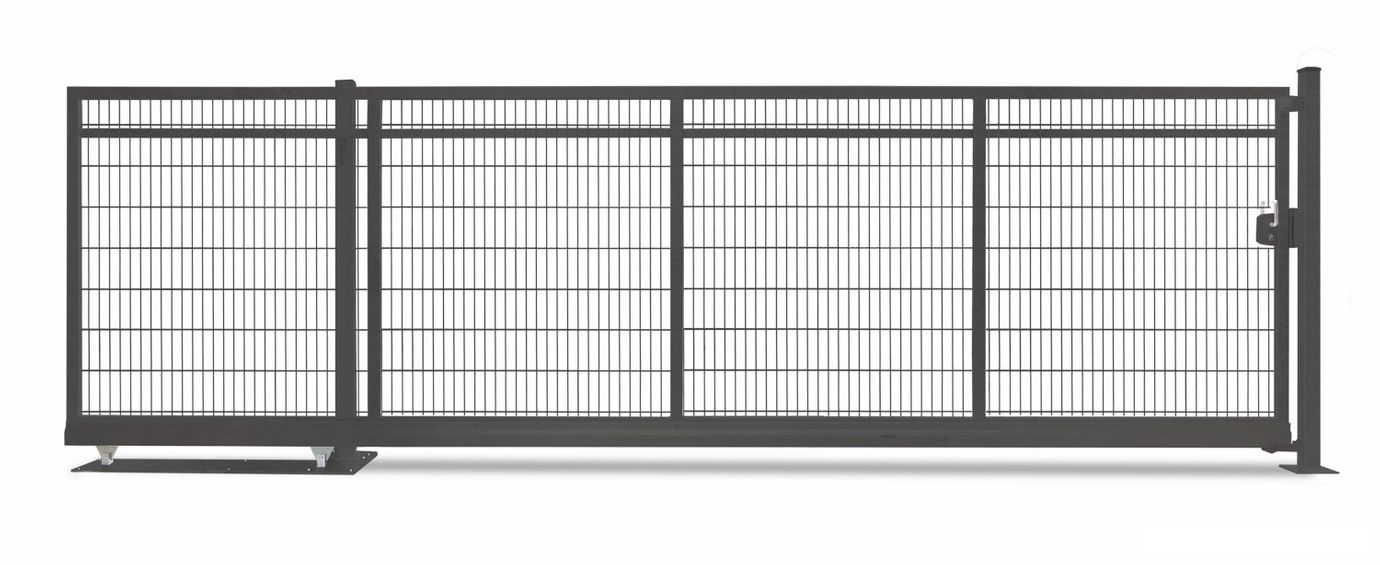 Schiebetoranlage Vario Star F60 M (manuell), Höhe 120cm, Breite 450cm 