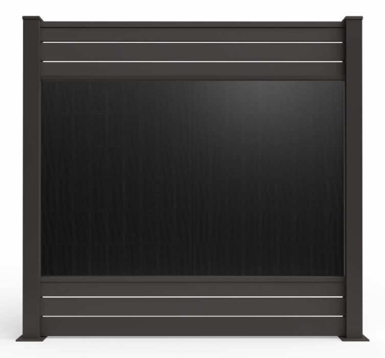 Solarzaun Falagotti Powerline Aluna, Höhe 180cm (individuelle Längen)