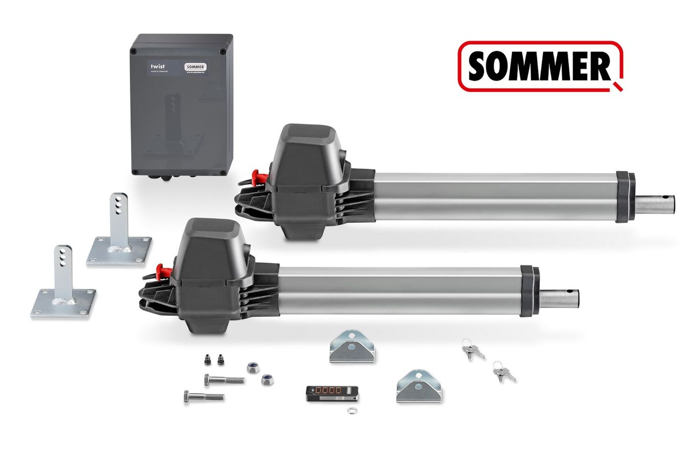 E-Antrieb Sommer twist 200 M für Doppelflügeltor