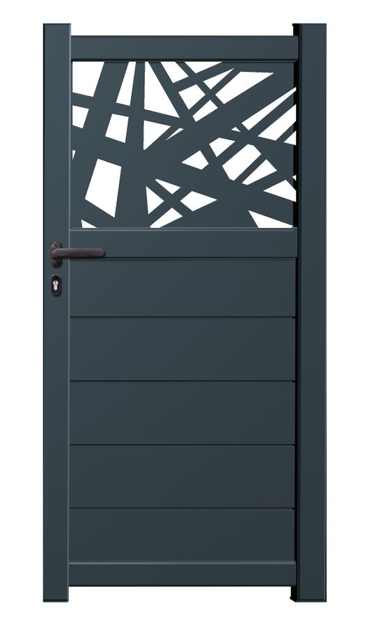 Aluminium Gartentor Spider - Höhe 200cm, Breite 120cm