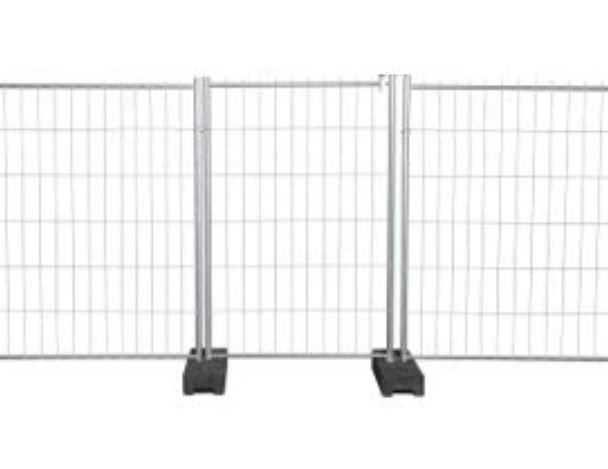 Torelement für Bauzaun - Breite 1,20 m (incl. Drehgelenk und Laufring) - Gewicht 22,80 kg