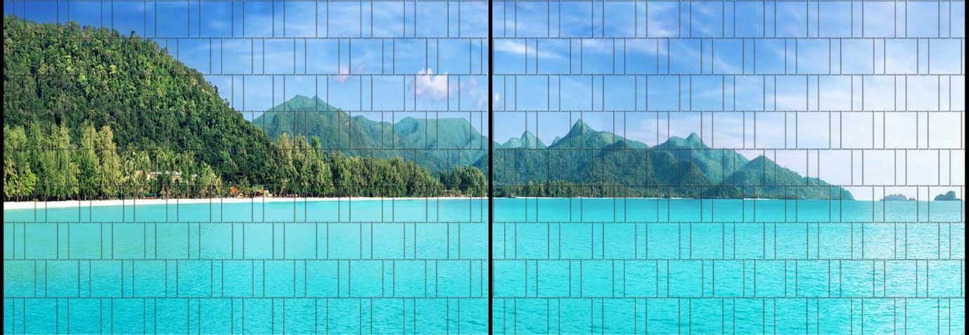 Sichtschutzstreifen Tropical (5 Meter Panorama)