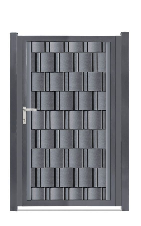Sichtschutz Gartentor Profi Privat - Höhe 180 o. 200cm, Farbe anthrazit RAL 7016
