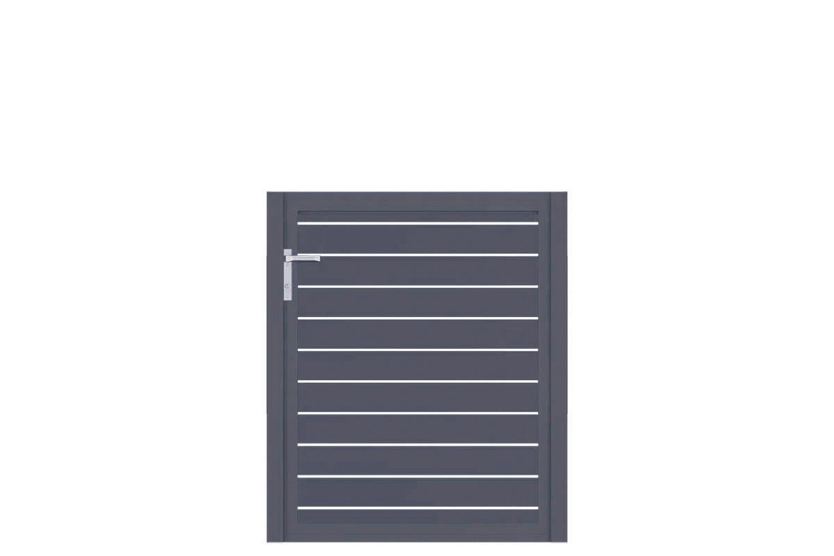 Aluminium Gartentor-Flügel Vidal Line 100 - Höhe 125cm, Breite 104cm – Bild 1