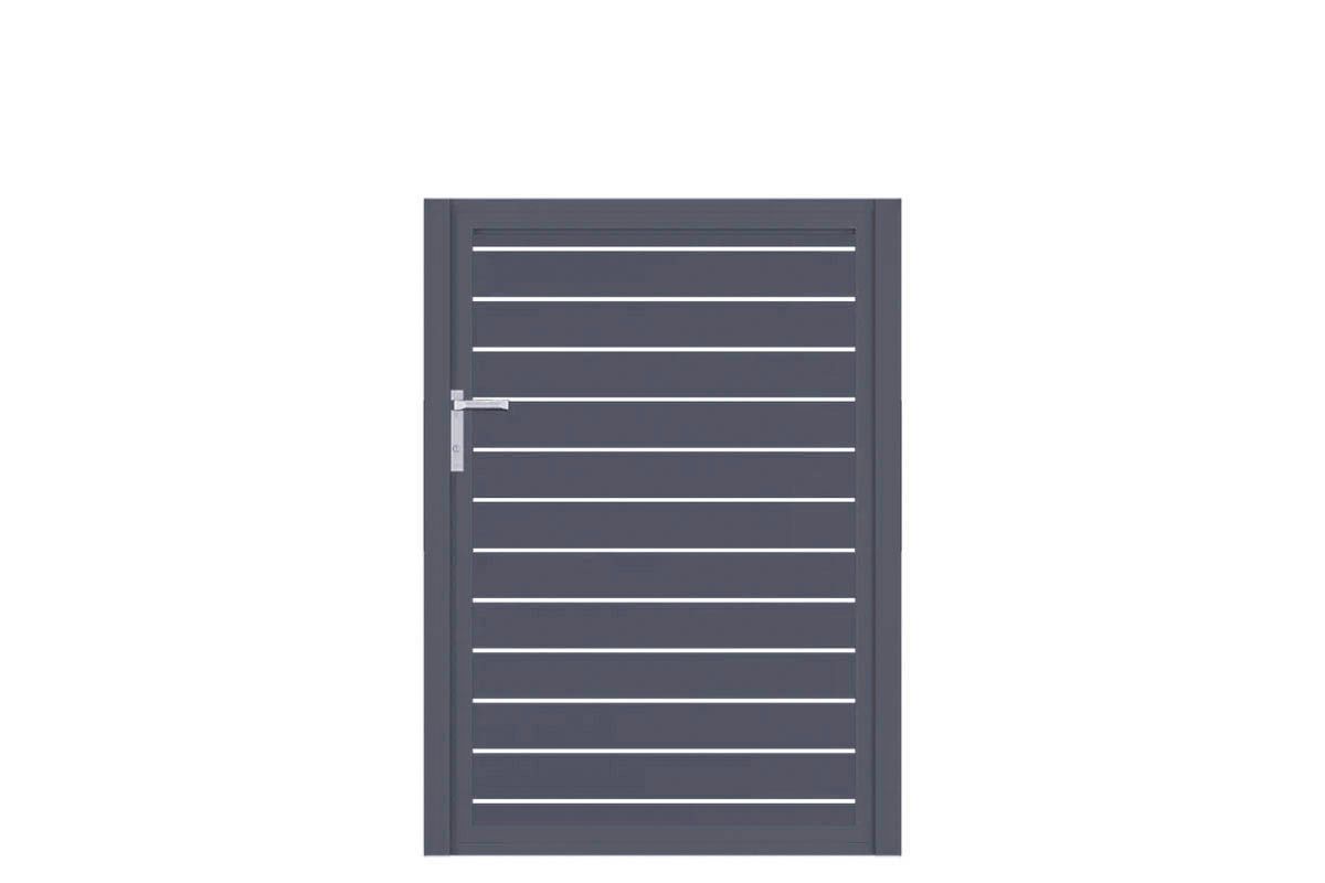 Aluminium Gartentor-Flügel Vidal Line 100 - Höhe 140cm, Breite 104cm – Bild 1