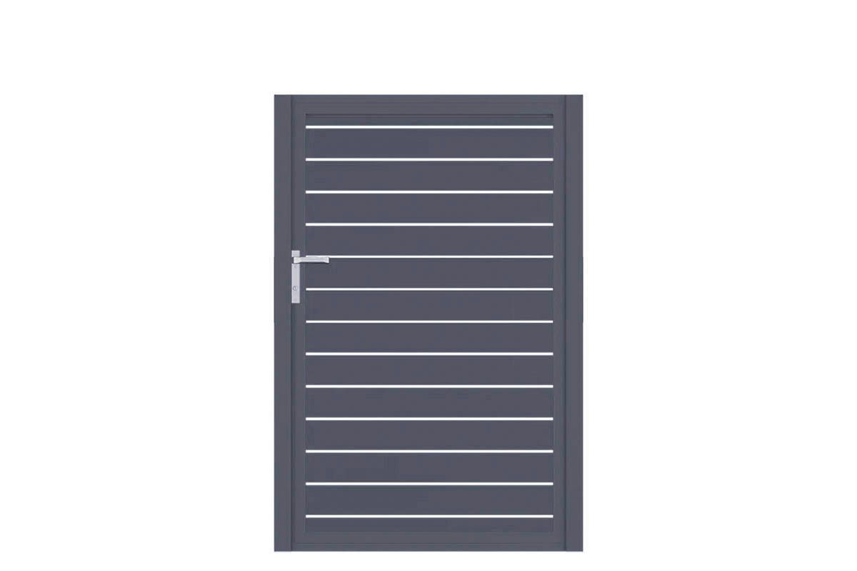 Aluminium Gartentor-Flügel Vidal Line 100 - Höhe 160cm, Breite 104cm – Bild 1