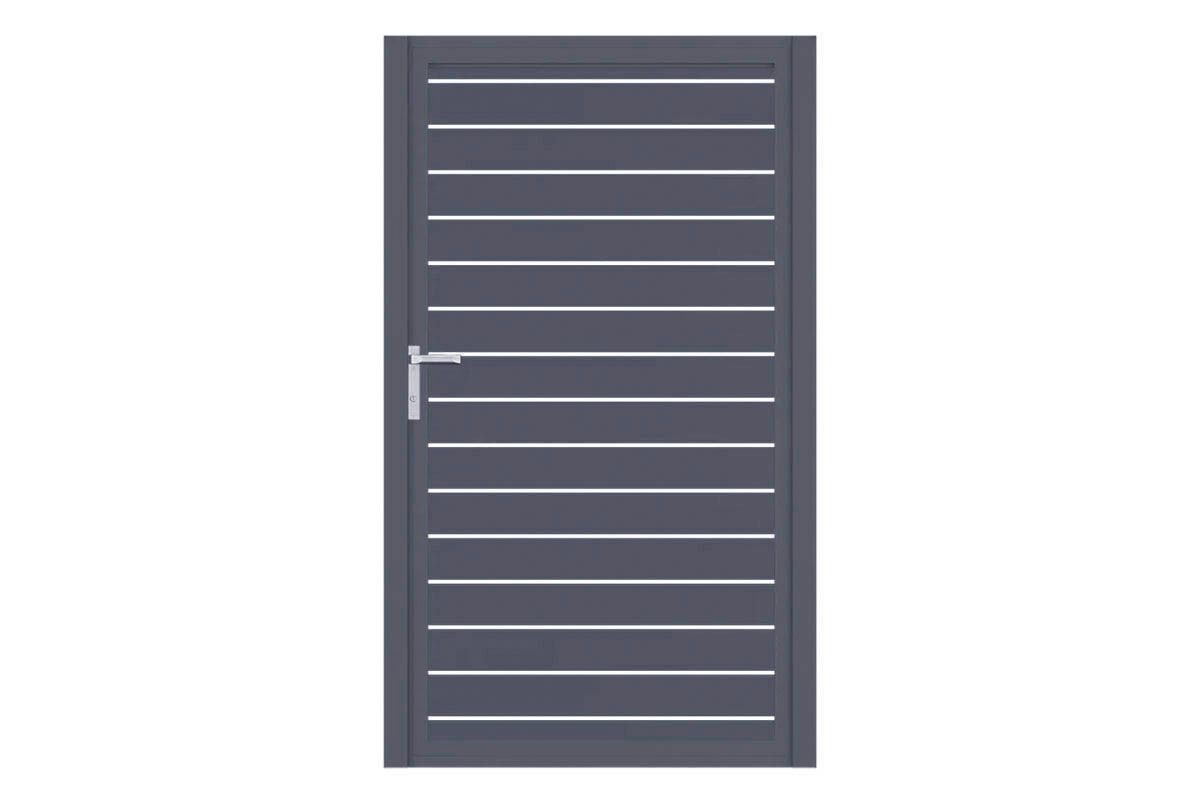 Aluminium Gartentor-Flügel Vidal Line 100 - Höhe 180cm, Breite 104cm – Bild 1